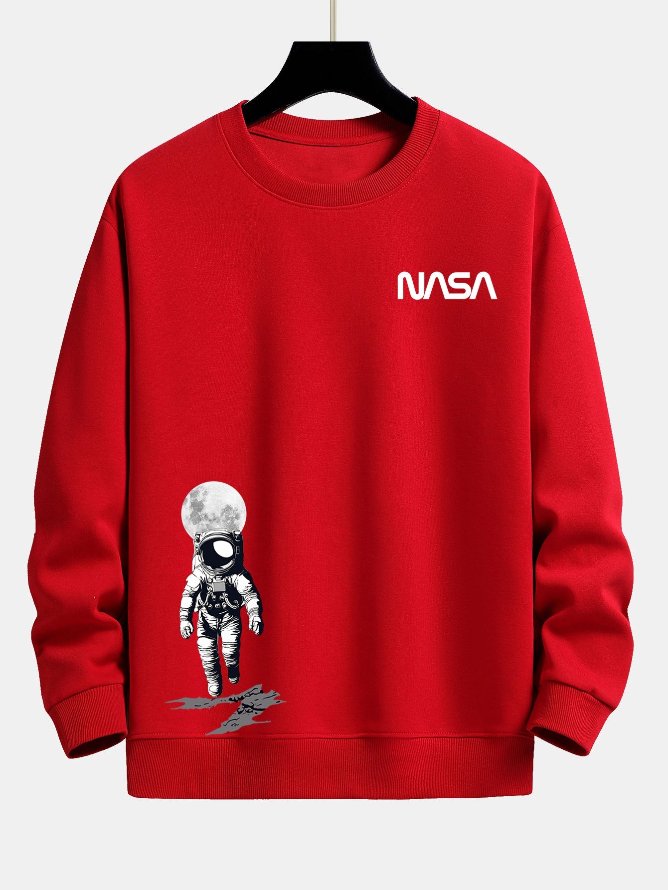 Relaxed Fit Sweatshirt Featuring NASA Astronaut Design