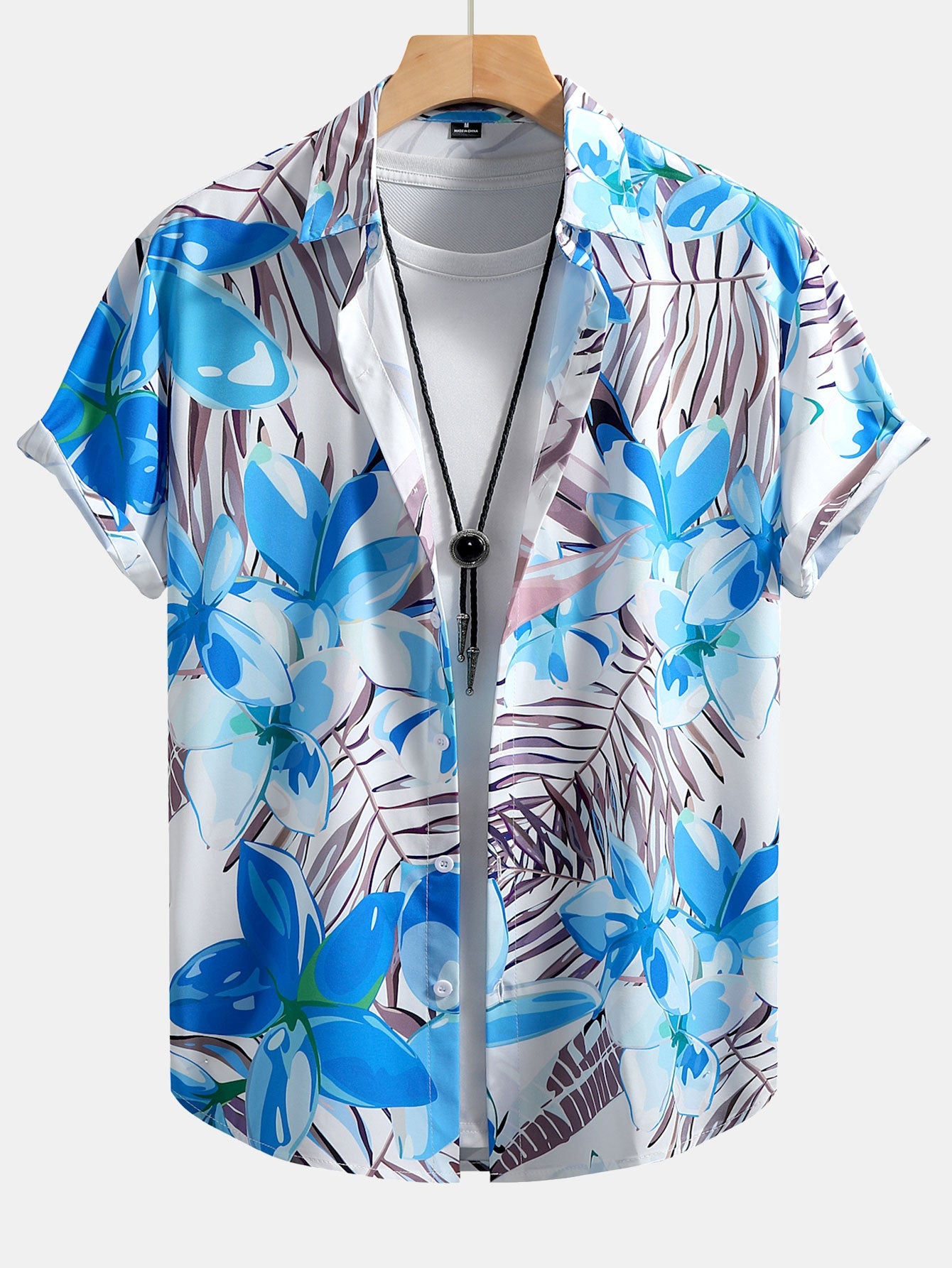 Floral Print Button-Up Shirt