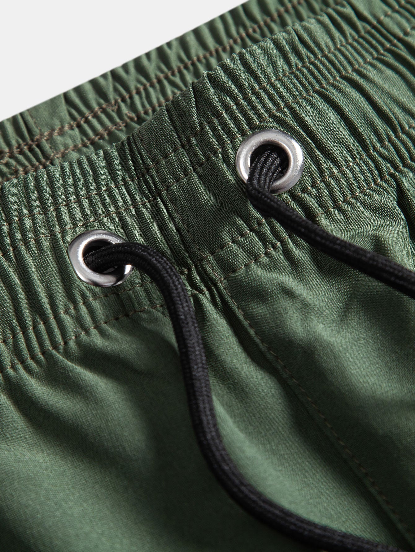 Button-Up Shirt & Swim Shorts Set with Palm Tree Color Block Design
