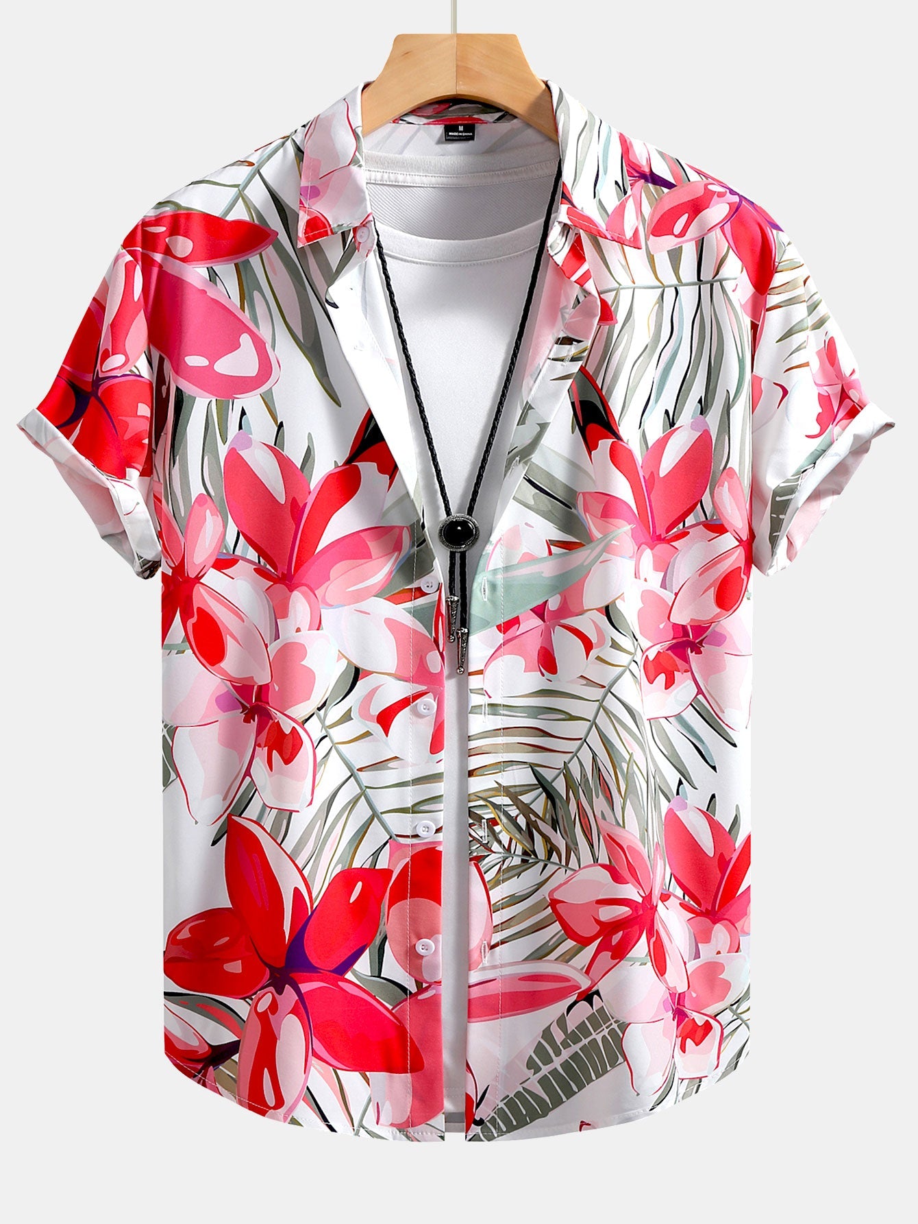 Floral Print Button-Up Shirt