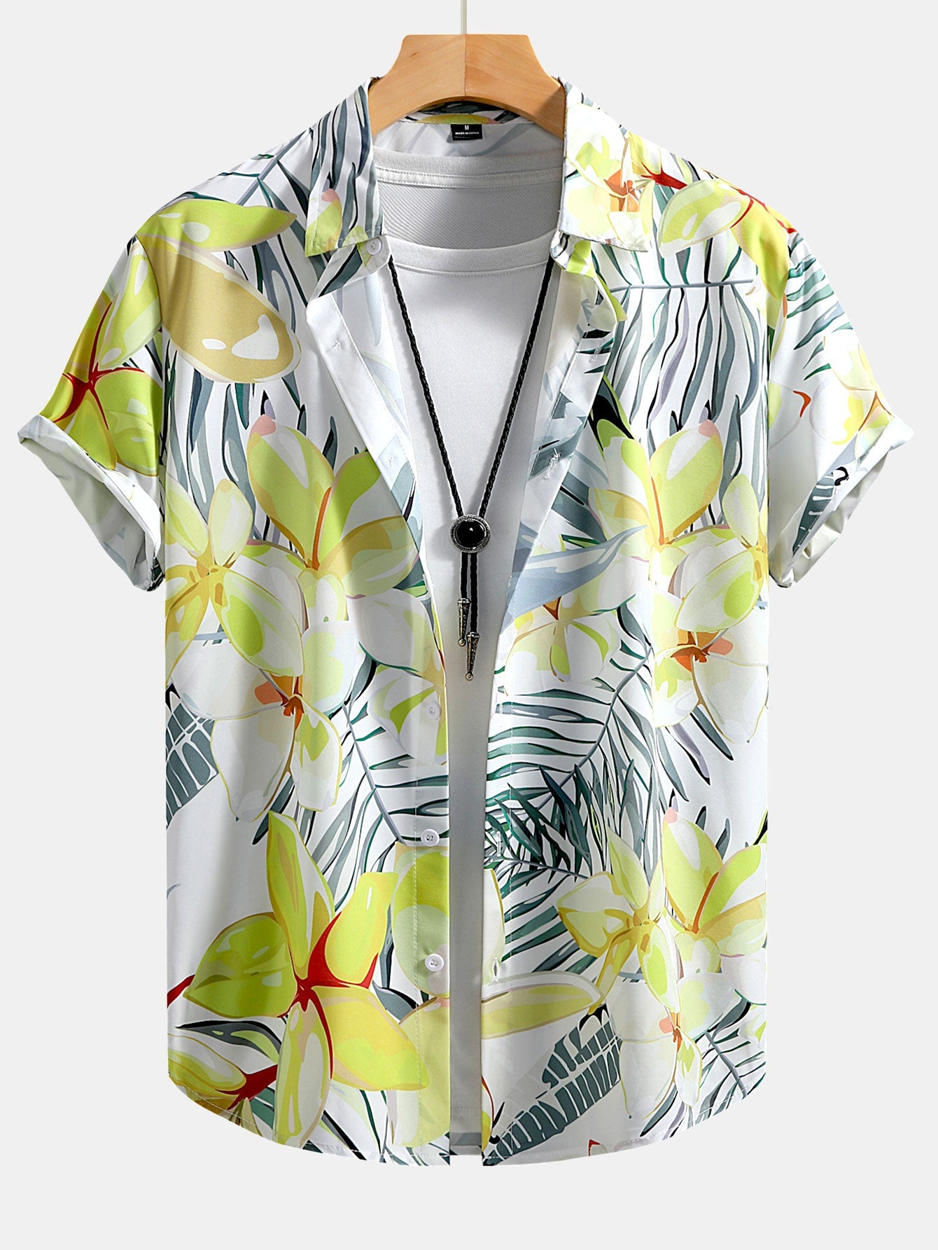 Floral Print Button-Up Shirt
