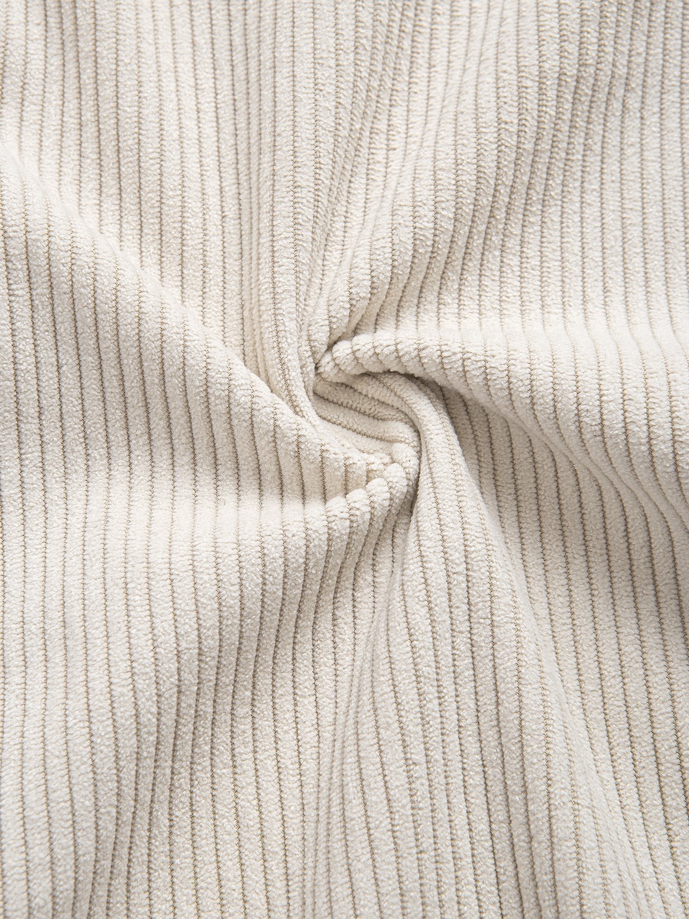 Stand Collar Corduroy Shirt