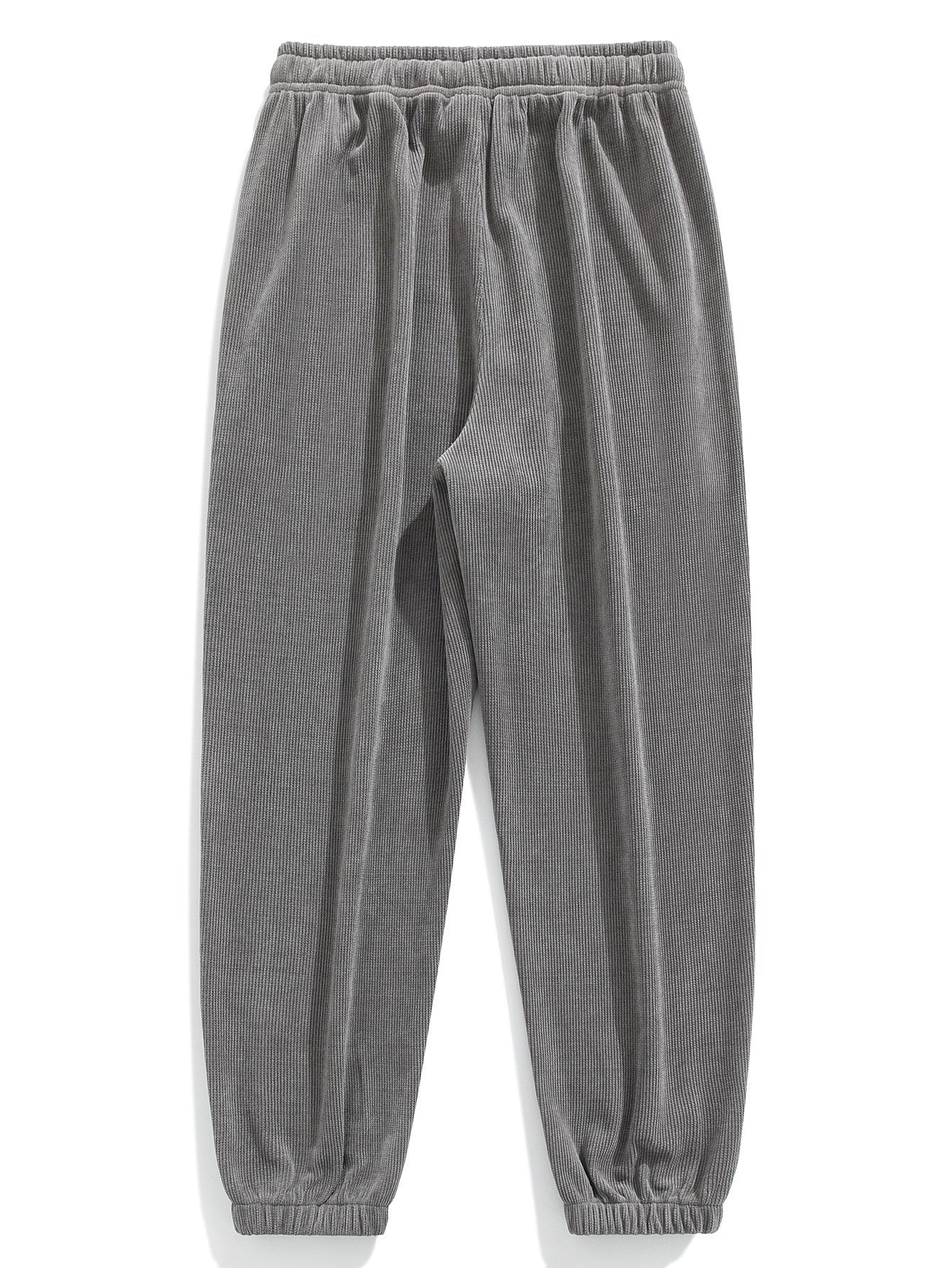 Velvet-Finish Corduroy Joggers