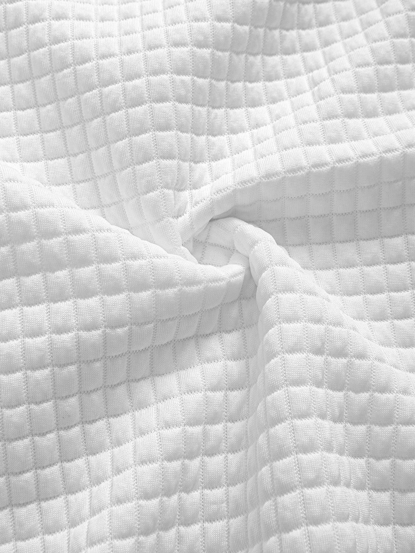 Waffle Weave Button-Up Shirt
