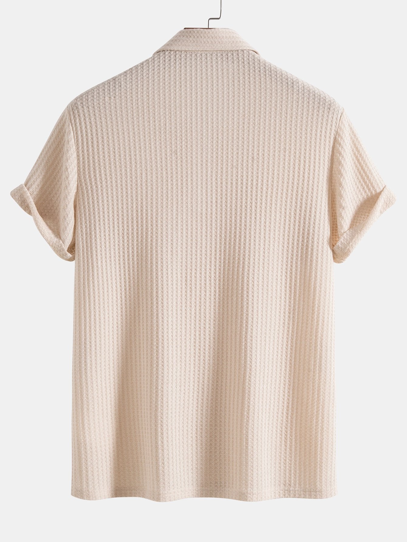 Waffle Knit Polo Shirt