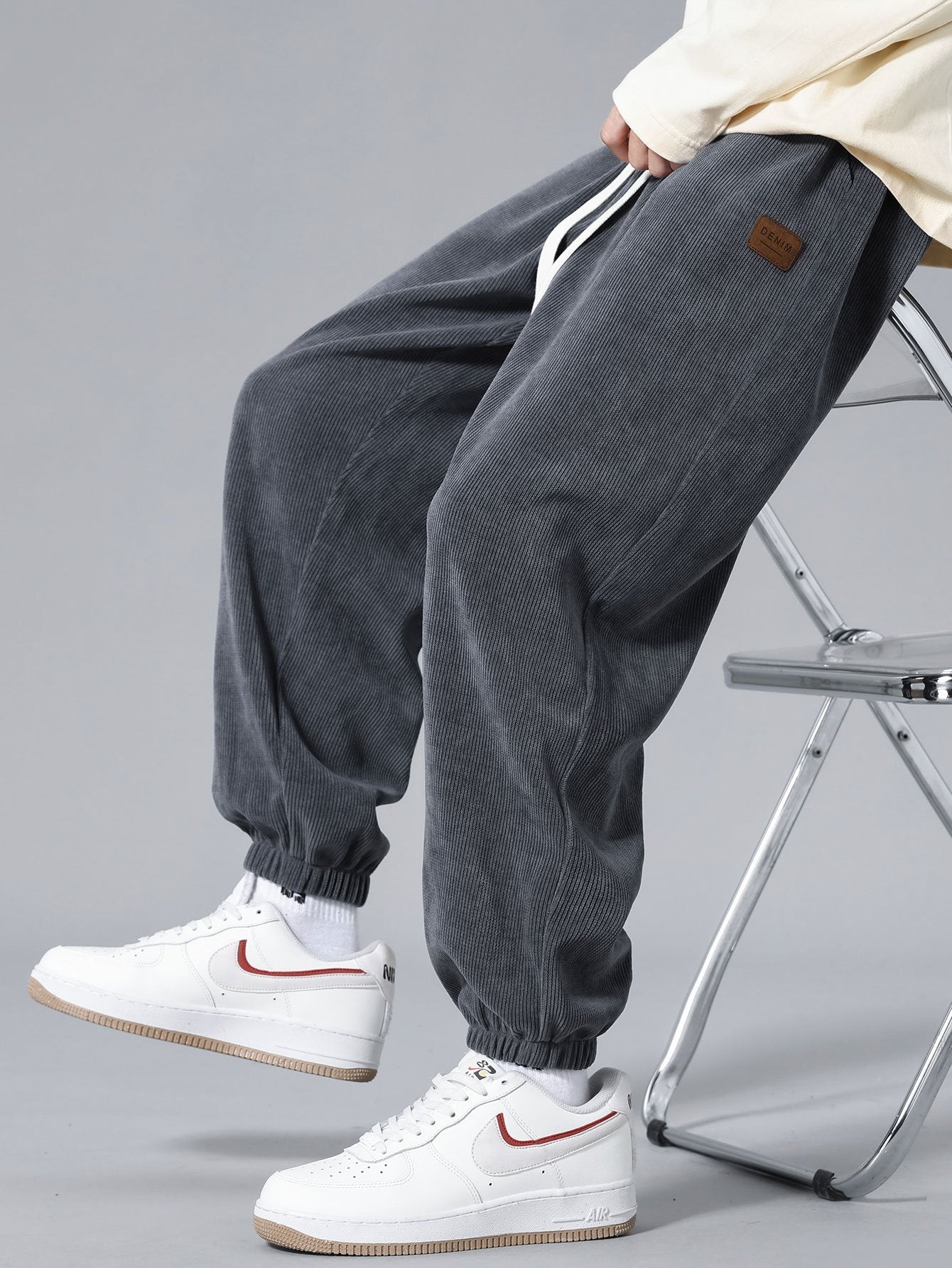 Velvety Corduroy Sweatpants