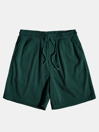 Short Sleeve Corduroy Polo and Matching Corduroy Shorts Set