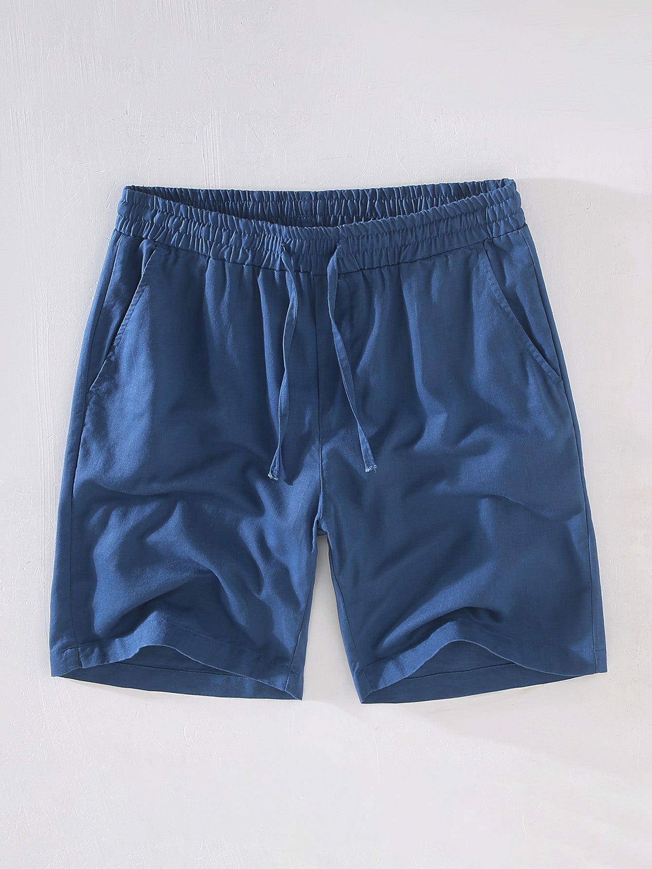 Drawstring Linen Shorts