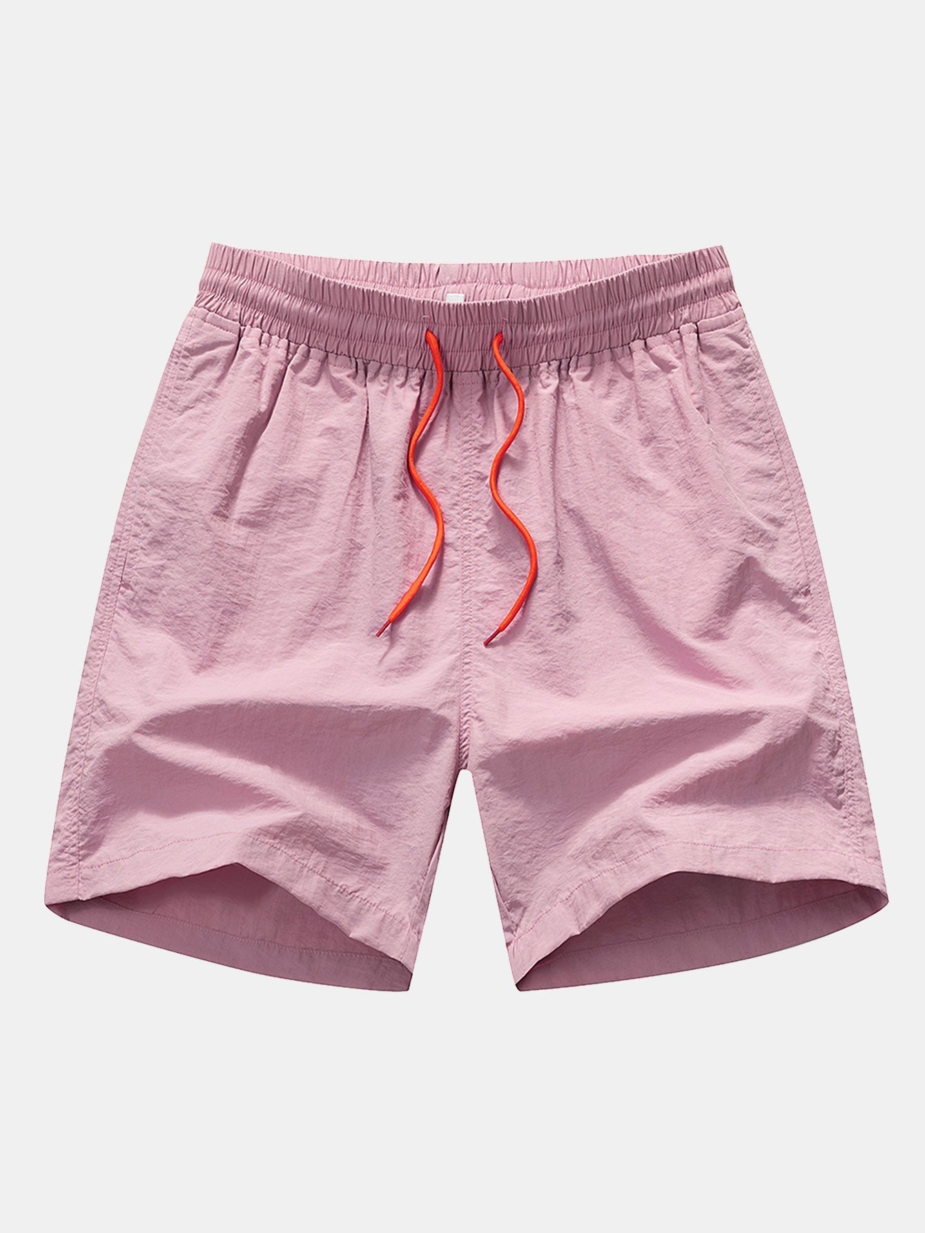 Button-Up Shirt and Swim Shorts Set with Palm Tree and Seagull Print