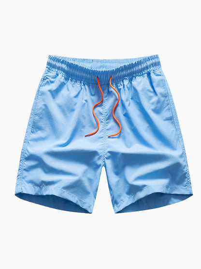 Tropical Print Button-Up Shirt & Swim Shorts Featuring Orangutans