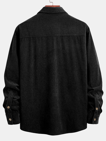 Button-Up Corduroy Shirt