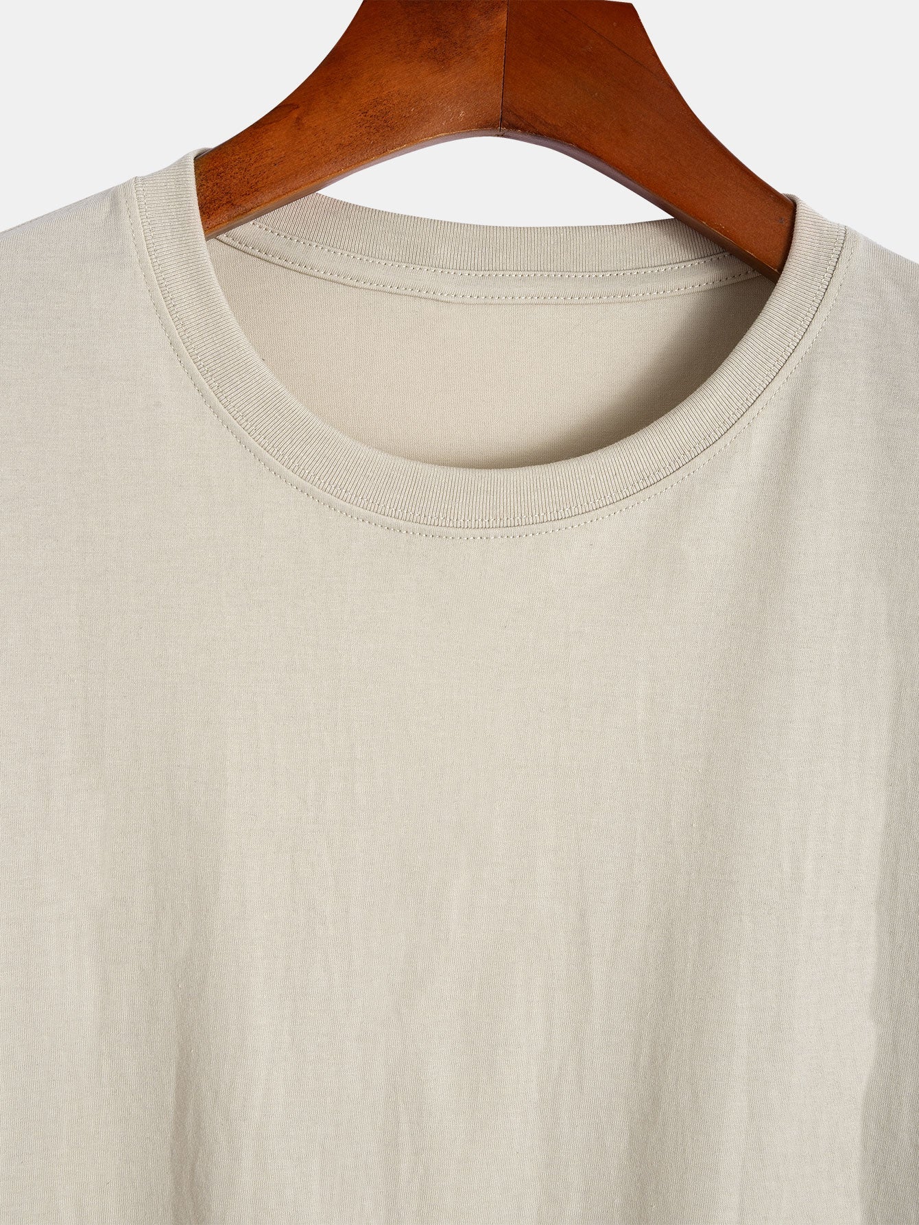 Essential Cotton Curved Hem T-Shirt