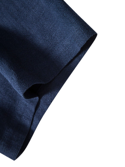 Button-Up Shirt in Linen-Rayon Blend