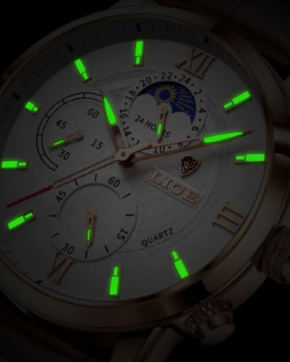 Lugano Water-Resistant Classic Timepiece