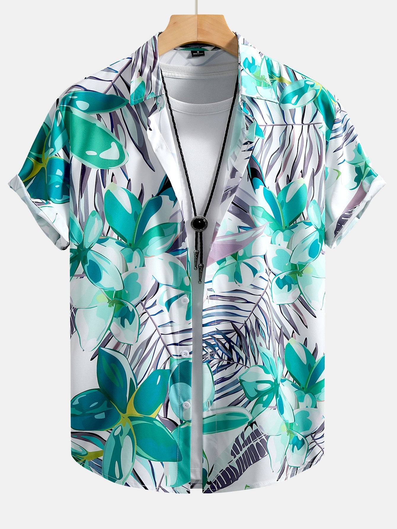 Floral Print Button-Up Shirt