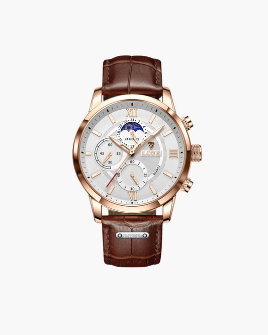 Lugano Water-Resistant Classic Timepiece