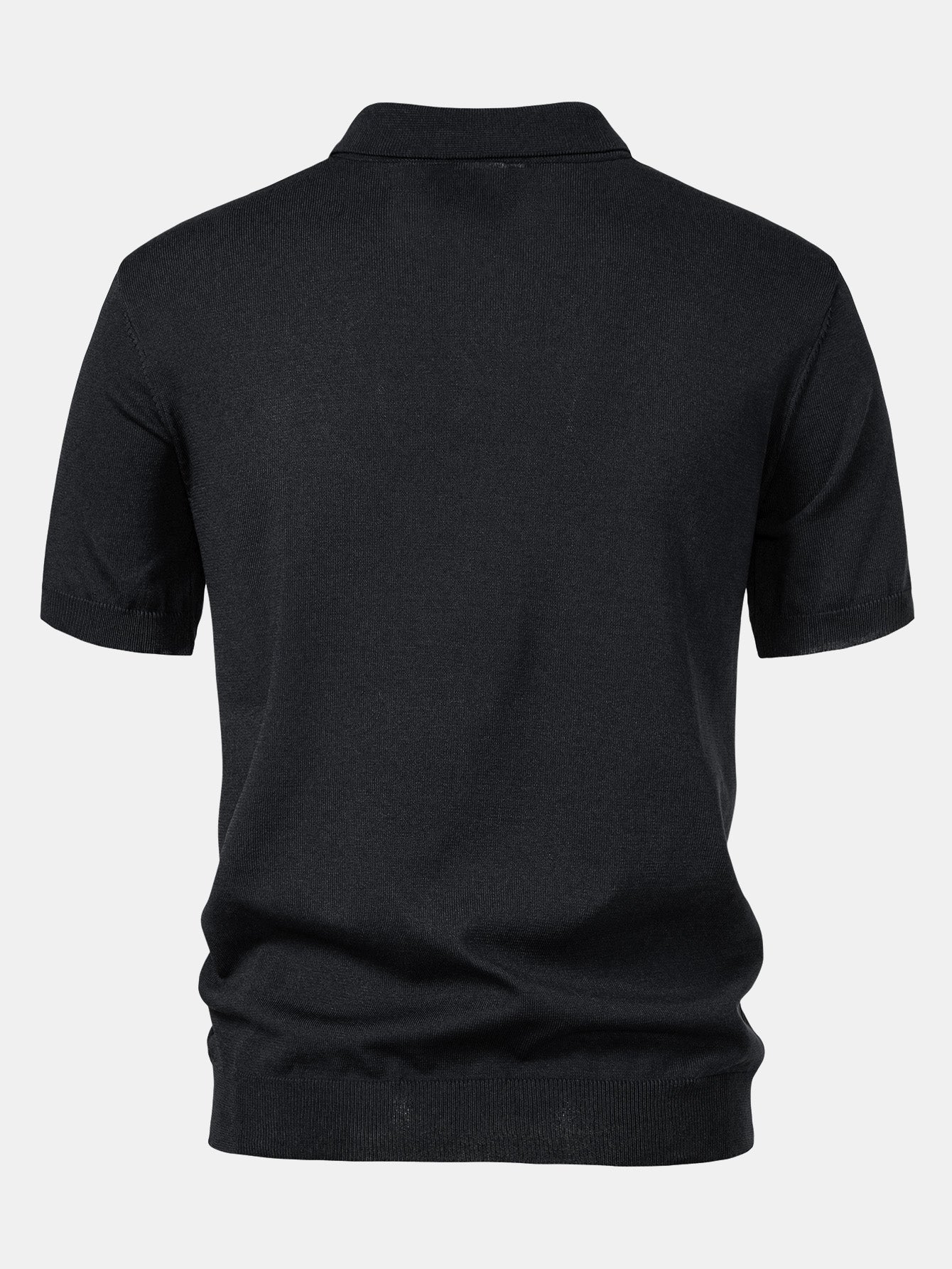 Striped Jacquard Knit Polo