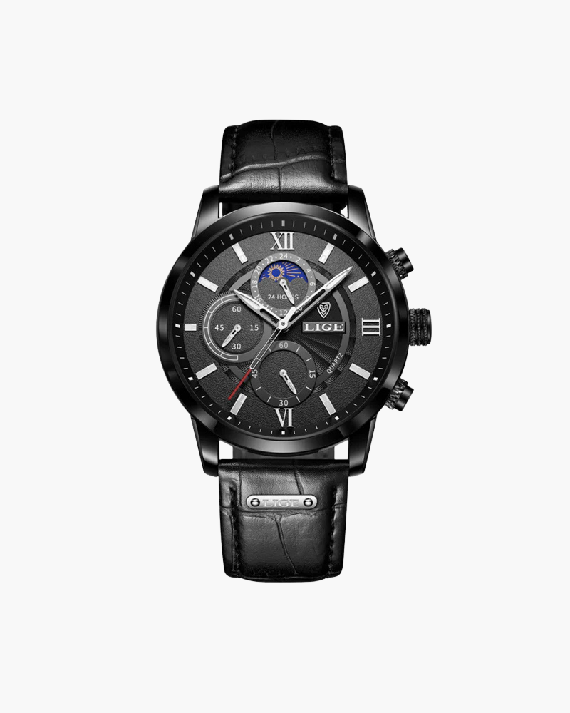 Lugano Water-Resistant Classic Timepiece