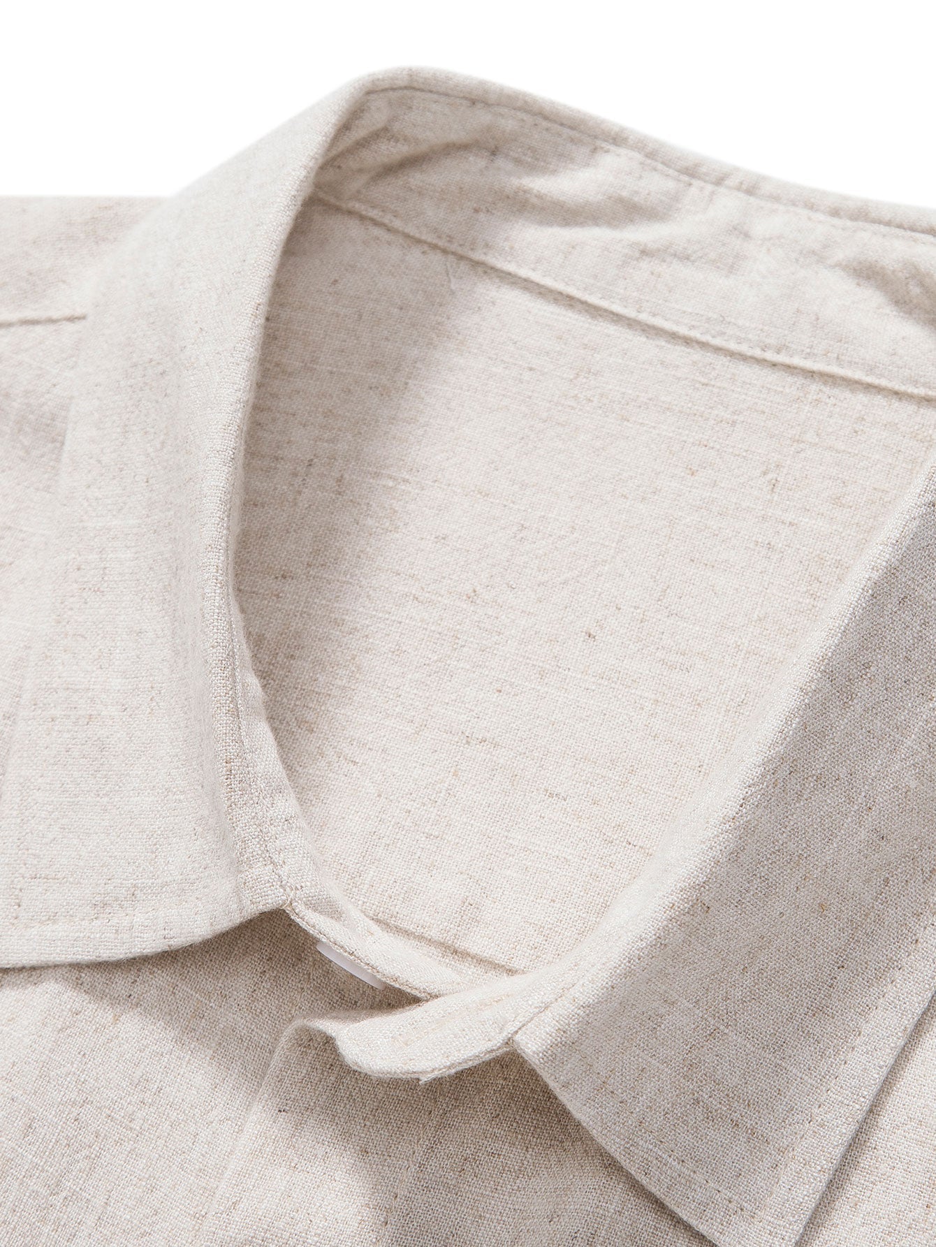 Button-Up Shirt in Linen-Rayon Blend