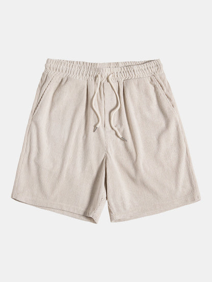 Short Sleeve Corduroy Polo and Matching Corduroy Shorts Set