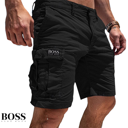 BÖSS - Summit Luxe Cotton Utility Shorts
