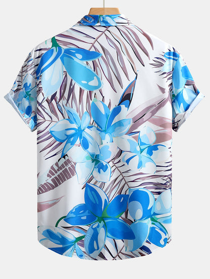 Floral Print Button-Up Shirt