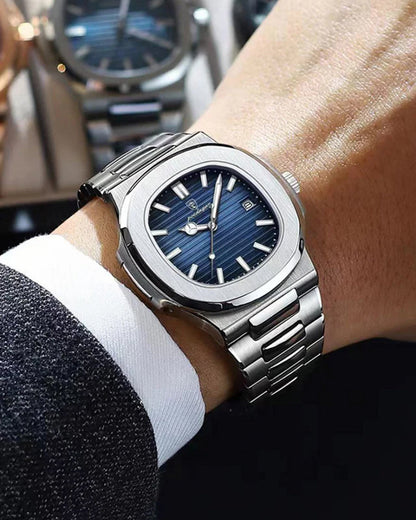 Timeless Water-Resistant Geneva Watch