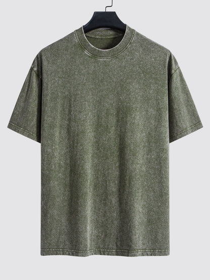Casual Oversized Distressed Drop Shoulder T-Shirt