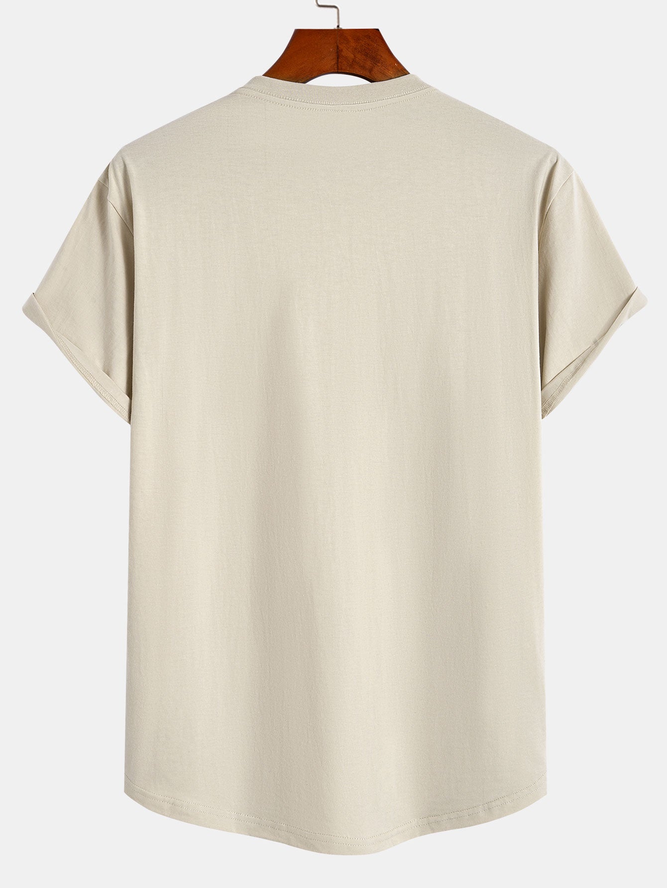 Essential Cotton Curved Hem T-Shirt