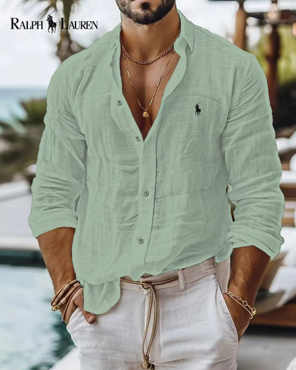 RALPH LAUREN - Men's Casual Button-Up Shirt