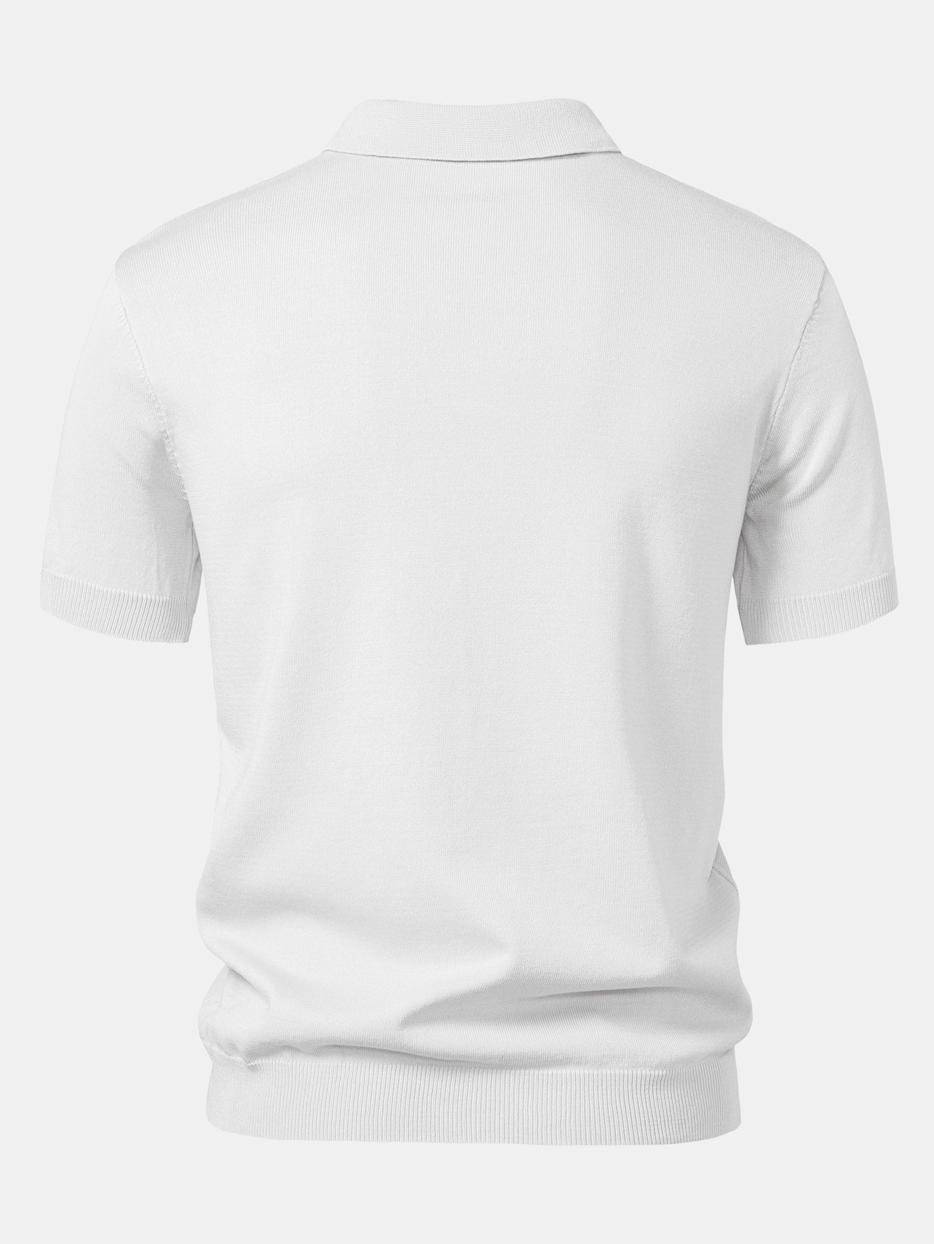 Striped Jacquard Knit Polo