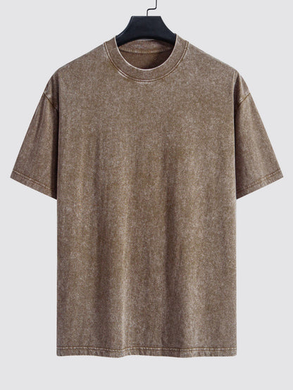 Casual Oversized Distressed Drop Shoulder T-Shirt