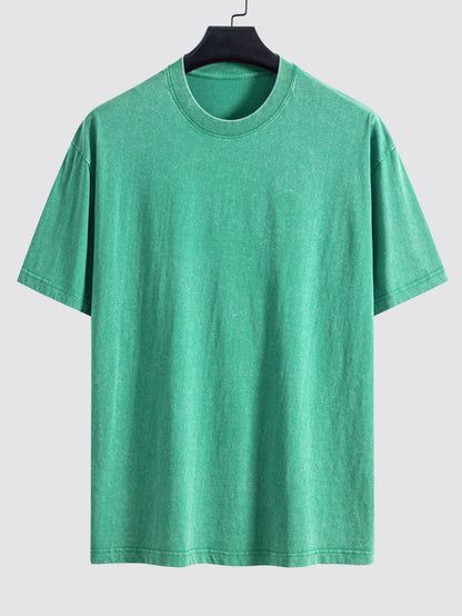 Casual Oversized Distressed Drop Shoulder T-Shirt
