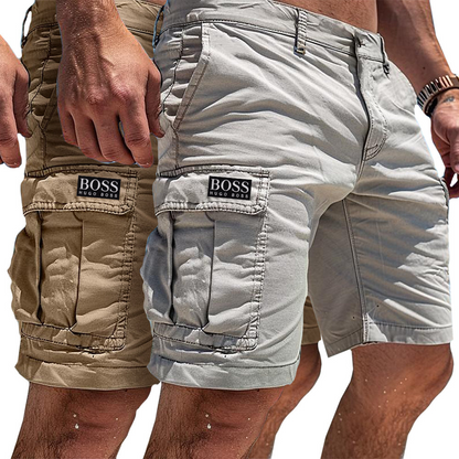 BÖSS - Summit Luxe Cotton Utility Shorts