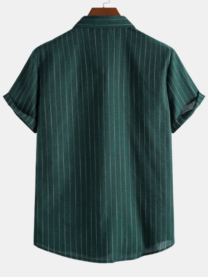 Classic Striped Regular Fit Shirts