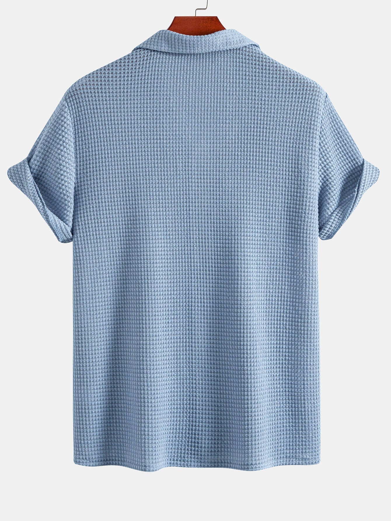 Cuban Shirt with Waffle Texture