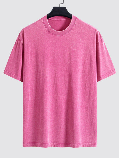 Casual Oversized Distressed Drop Shoulder T-Shirt