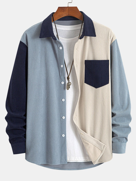 Patchwork Corduroy Shirt