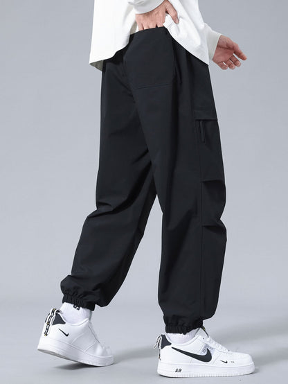 Adjustable Waist Jogger Pants