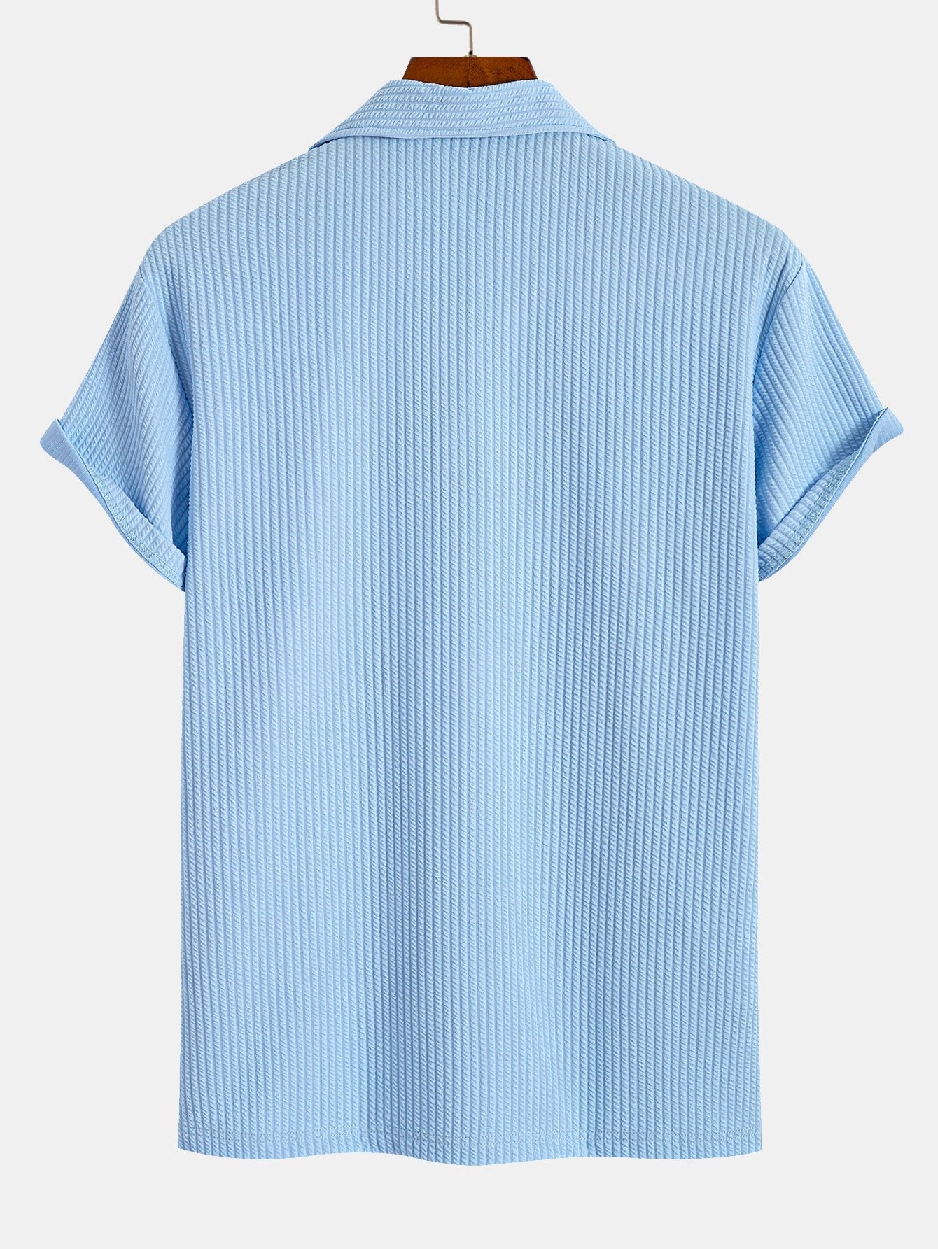 Textured Cuban Collar Polo