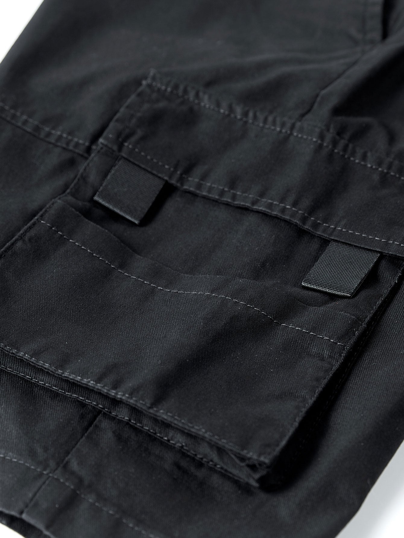 Adjustable Waist Chino Cargo Shorts
