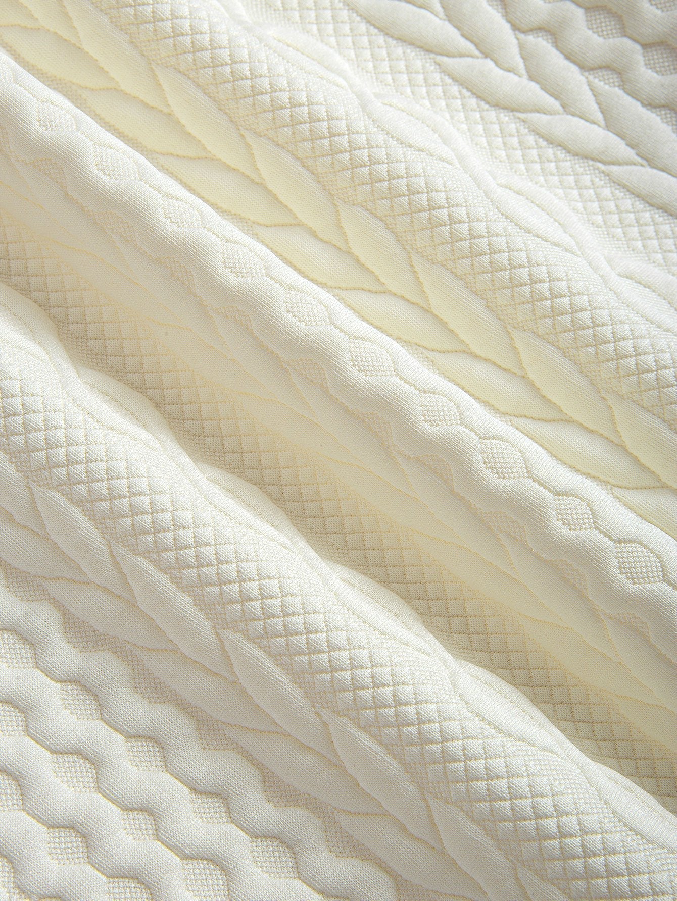 Textured Jacquard Polo with Twist Design