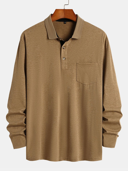 Regular Fit Long Sleeve Polo Shirt