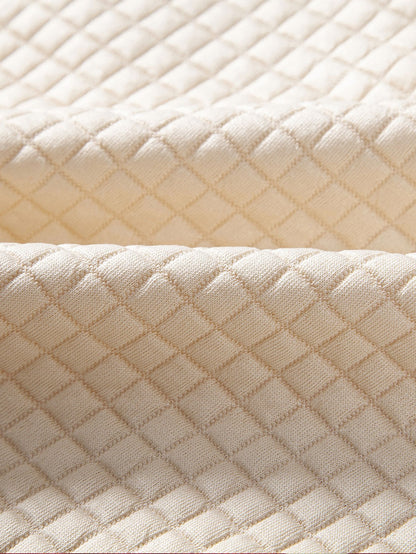 Polo Shirt with Waffle Texture and Pockets