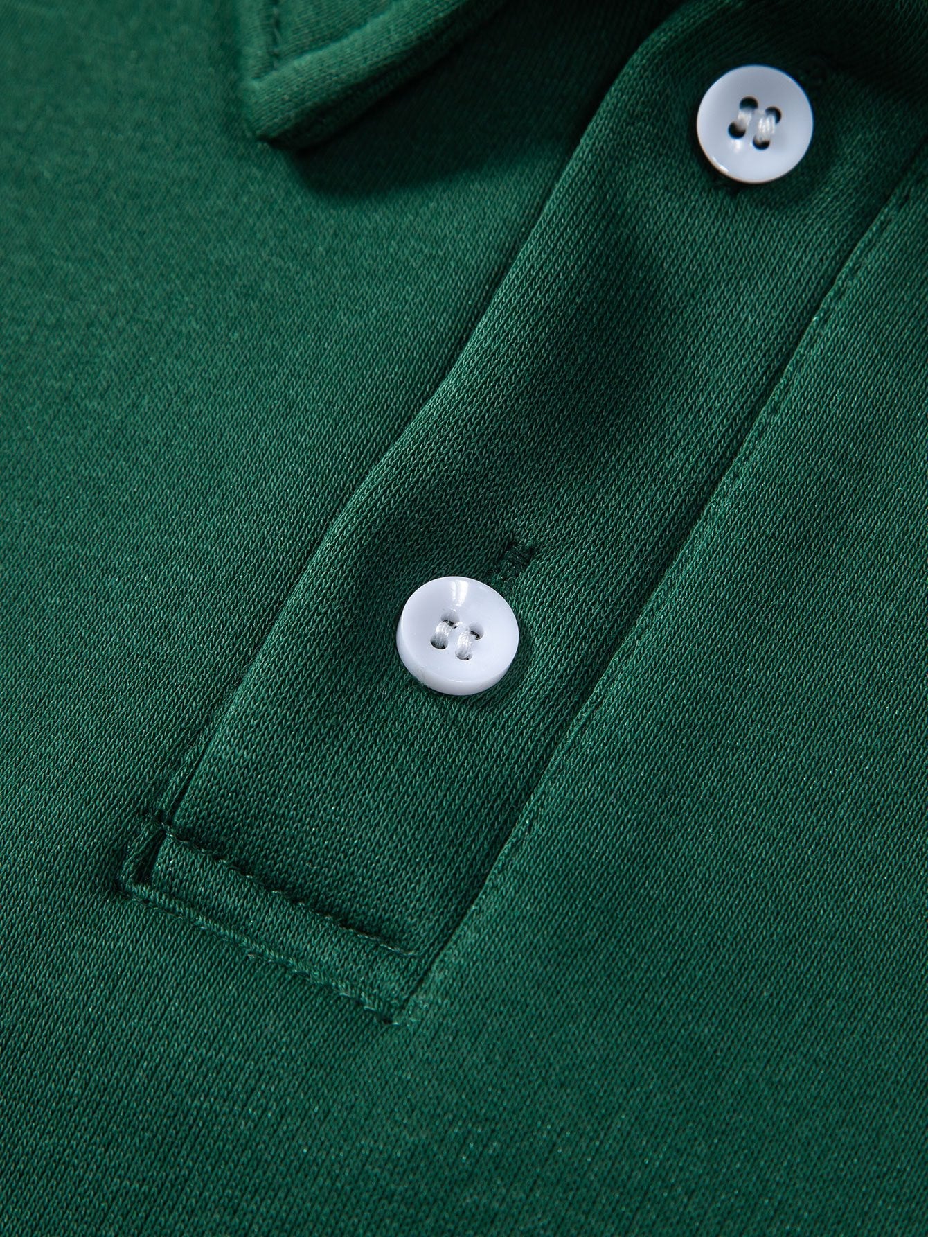 Comfortable Relaxed Fit Polo Neck Sweatshirt