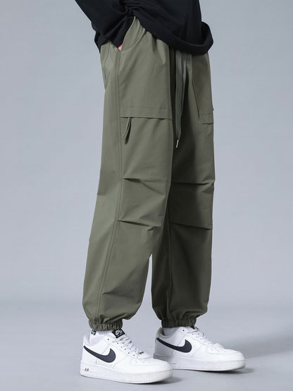 Adjustable Waist Jogger Pants