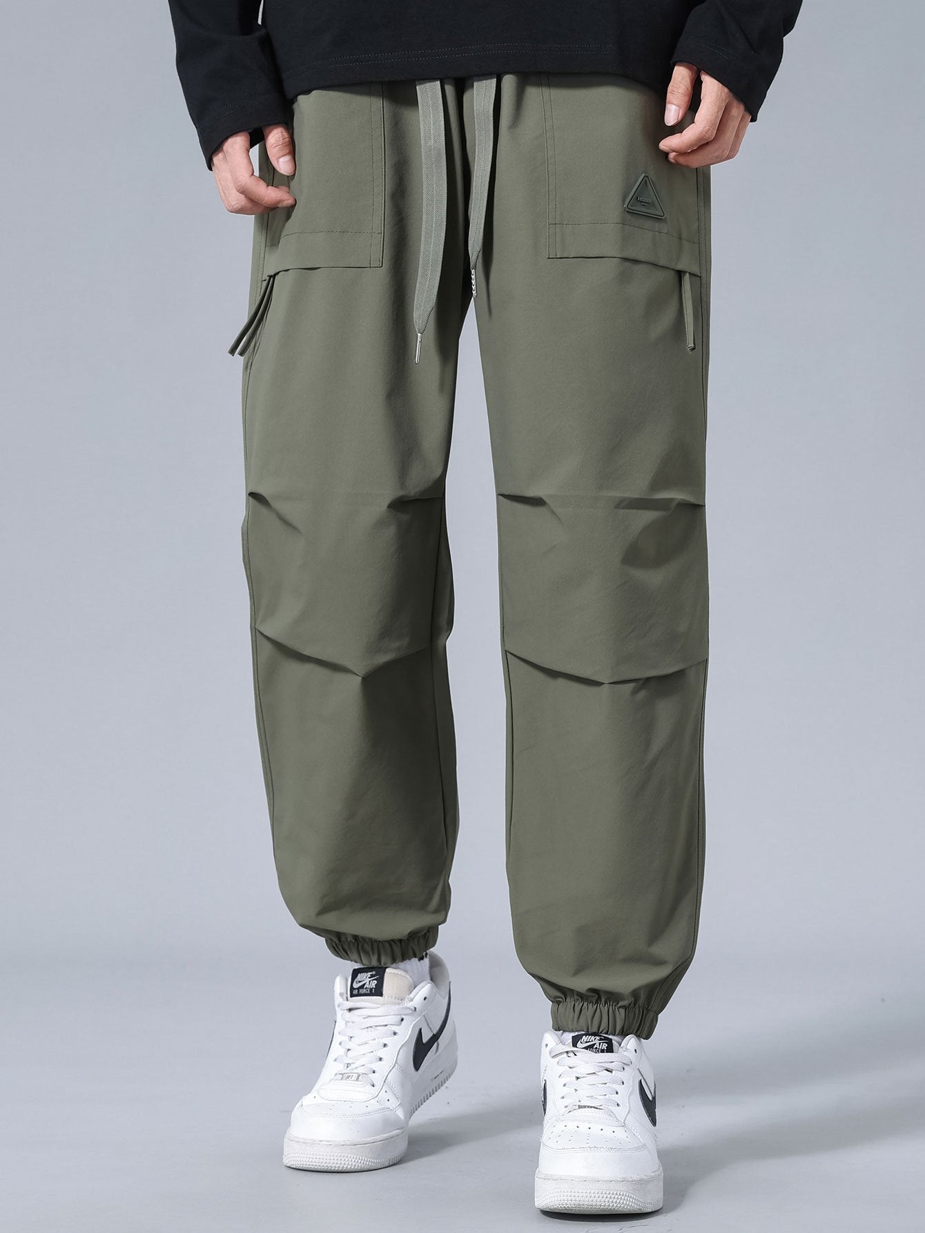 Adjustable Waist Jogger Pants