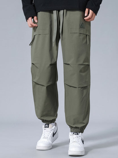 Adjustable Waist Jogger Pants