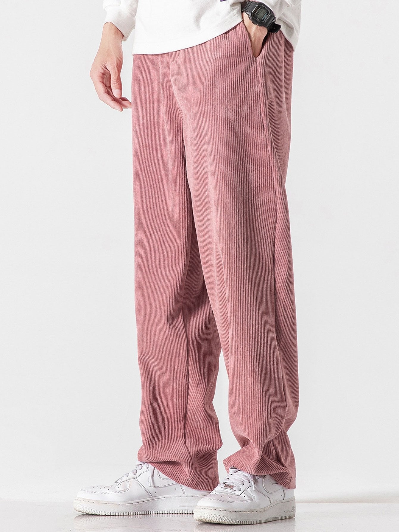 Classic Straight-Leg Corduroy Trousers