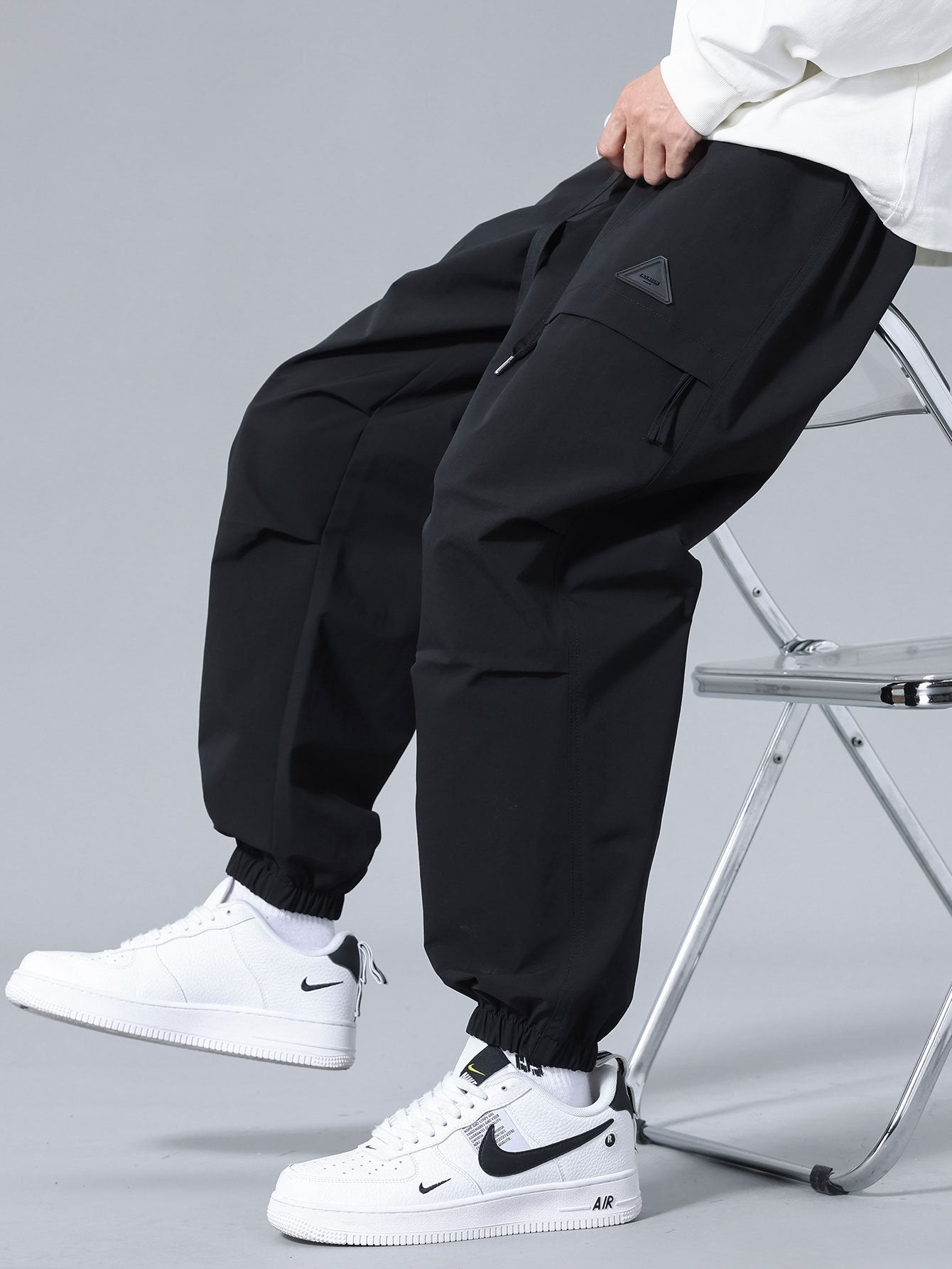 Adjustable Waist Jogger Pants